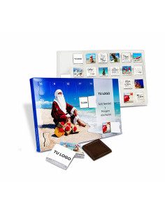 Calendario de adviento (332 x 190 x 20 mm) con napolitanas de chocolate Personalizado | Consultar precio | nosolodulce