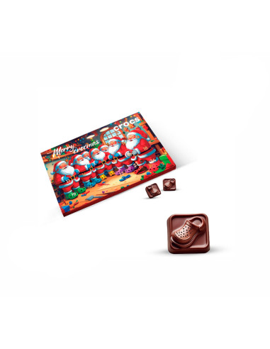 Calendario de adviento classic A5 (206x140x10mm) con chocolatinas Personalizado | Consultar precio | nosolodulce