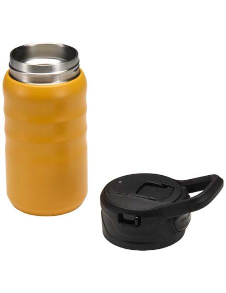 Botella deportiva Knox de 350 ml de acero inoxidable de doble pared reciclado RCS con pajita abatible N11259001