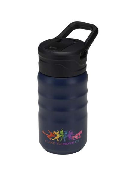 Botella deportiva Knox de 350 ml de acero inoxidable de doble pared reciclado RCS con pajita abatible N55259001