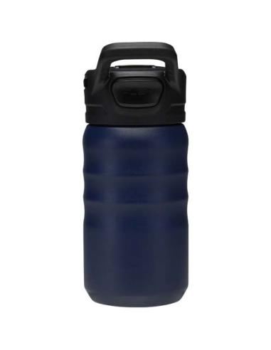 Botella deportiva Knox de 350 ml de acero inoxidable de doble pared reciclado RCS con pajita abatible N55259001