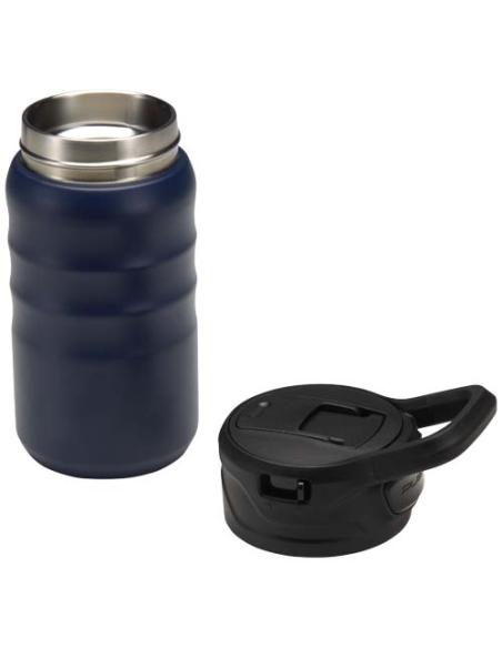 Botella deportiva Knox de 350 ml de acero inoxidable de doble pared reciclado RCS con pajita abatible N55259001