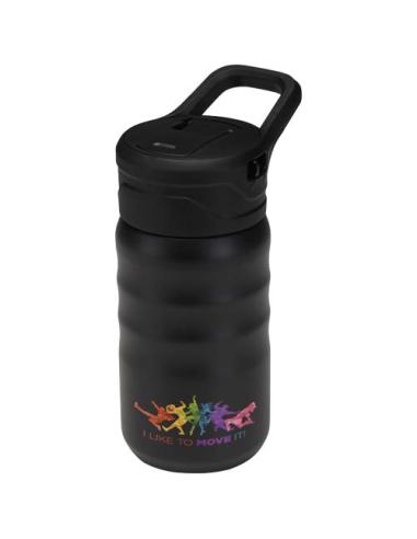 Botella deportiva Knox de 350 ml de acero inoxidable de doble pared reciclado RCS con pajita abatible N09259001