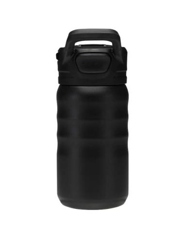 Botella deportiva Knox de 350 ml de acero inoxidable de doble pared reciclado RCS con pajita abatible N09259001