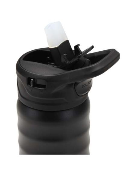 Botella deportiva Knox de 350 ml de acero inoxidable de doble pared reciclado RCS con pajita abatible N09259001