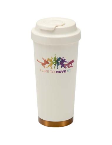 Vaso térmico Hampton de 480 ml, de acero inoxidable reciclado RCS, con doble pared y aislamiento al vacío N10659001
