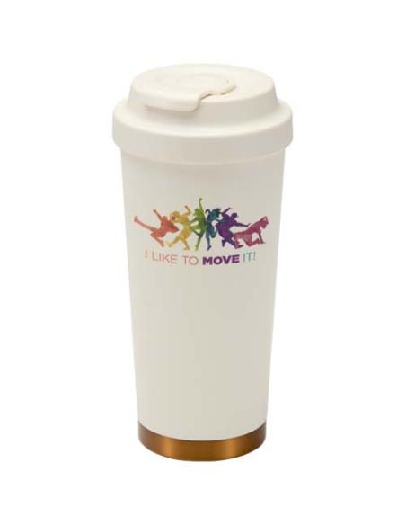 Vaso térmico Hampton de 480 ml, de acero inoxidable reciclado RCS, con doble pared y aislamiento al vacío N10659001