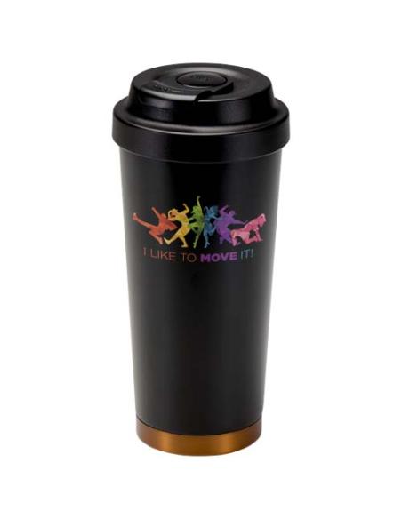 Vaso térmico Hampton de 480 ml, de acero inoxidable reciclado RCS, con doble pared y aislamiento al vacío N09659001