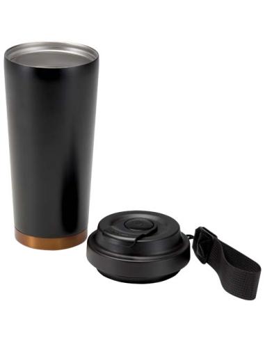 Vaso térmico Hampton de 480 ml, de acero inoxidable reciclado RCS, con doble pared y aislamiento al vacío N09659001