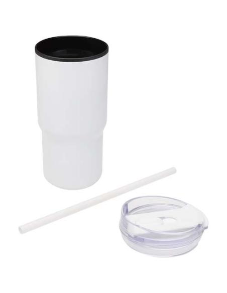 Vaso térmico de doble pared reciclado RCS de 540 ml de Westin con pajita N10959001