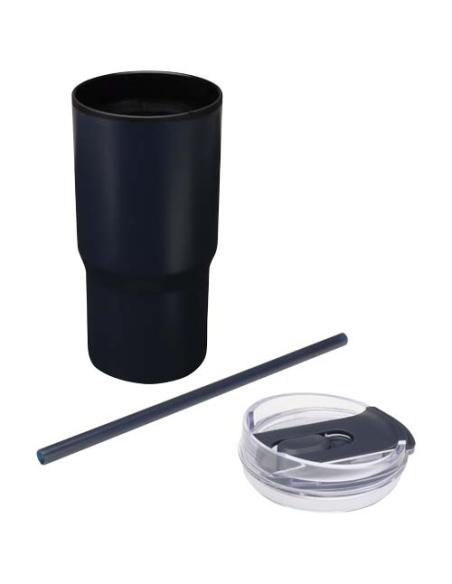 Vaso térmico de doble pared reciclado RCS de 540 ml de Westin con pajita N55959001