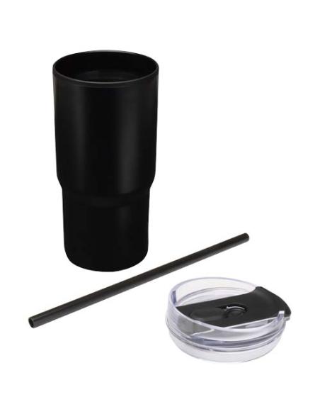 Vaso térmico de doble pared reciclado RCS de 540 ml de Westin con pajita N09959001