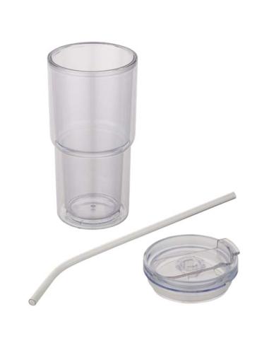 Vaso de plástico de doble pared Archer de 480 ml N10769001