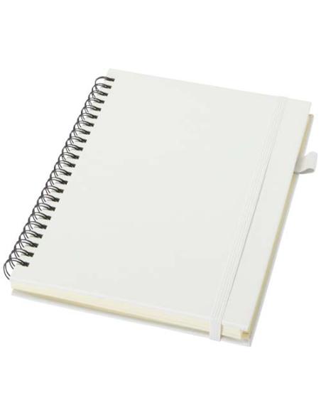 Cuaderno Liss A5 de tapa dura de plástico reciclado con espiral N10203701