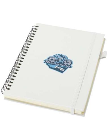 Cuaderno Liss A5 de tapa dura de plástico reciclado con espiral N10203701