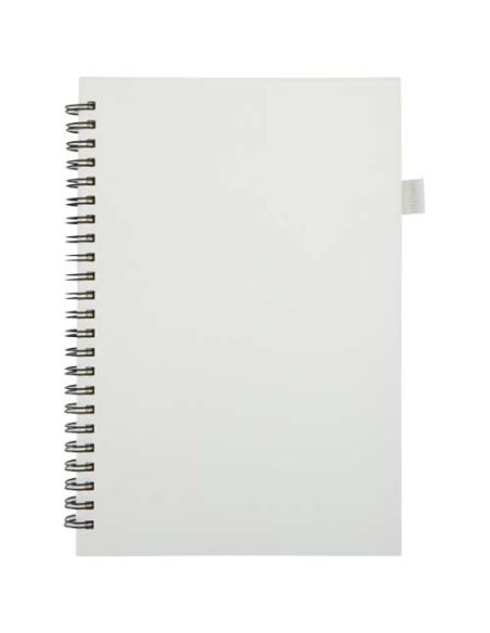 Cuaderno Liss A5 de tapa dura de plástico reciclado con espiral N10203701