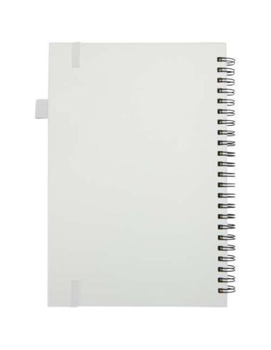 Cuaderno Liss A5 de tapa dura de plástico reciclado con espiral N10203701