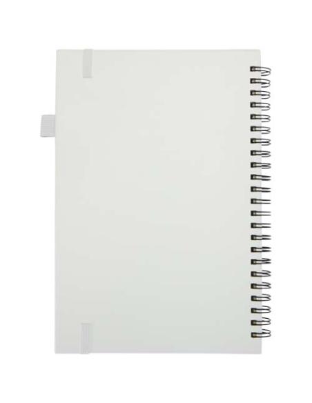 Cuaderno Liss A5 de tapa dura de plástico reciclado con espiral N10203701