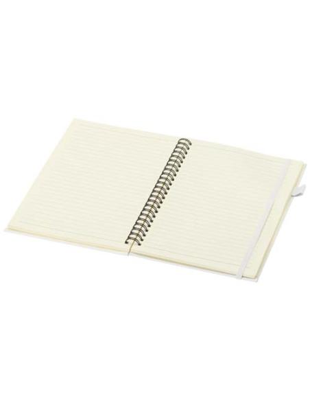 Cuaderno Liss A5 de tapa dura de plástico reciclado con espiral N10203701