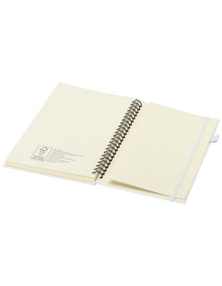 Cuaderno Liss A5 de tapa dura de plástico reciclado con espiral N10203701