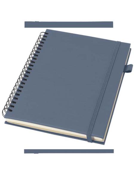 Cuaderno Liss A5 de tapa dura de plástico reciclado con espiral N55203701