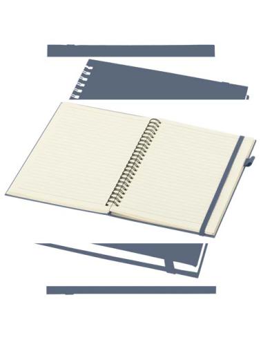 Cuaderno Liss A5 de tapa dura de plástico reciclado con espiral N55203701