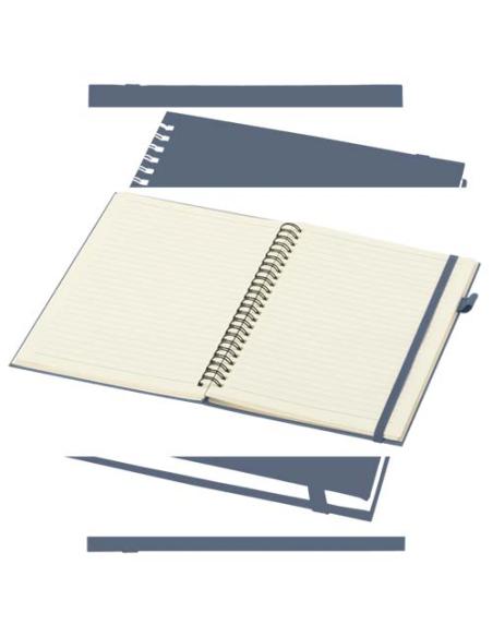 Cuaderno Liss A5 de tapa dura de plástico reciclado con espiral N55203701