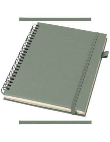 Cuaderno Liss A5 de tapa dura de plástico reciclado con espiral N26203701