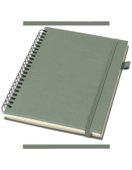 Cuaderno Liss A5 de tapa dura de plástico reciclado con espiral N26203701