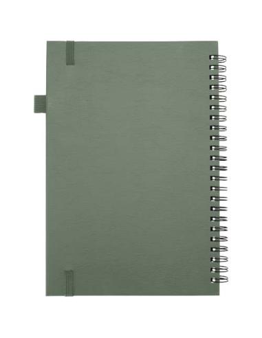 Cuaderno Liss A5 de tapa dura de plástico reciclado con espiral N26203701