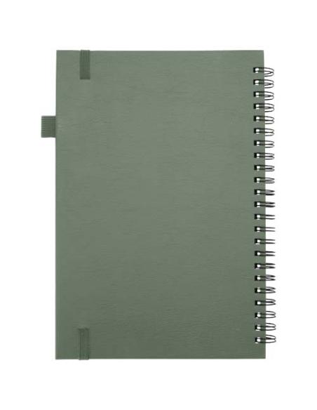 Cuaderno Liss A5 de tapa dura de plástico reciclado con espiral N26203701