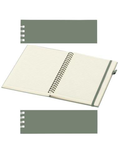 Cuaderno Liss A5 de tapa dura de plástico reciclado con espiral N26203701