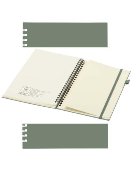 Cuaderno Liss A5 de tapa dura de plástico reciclado con espiral N26203701