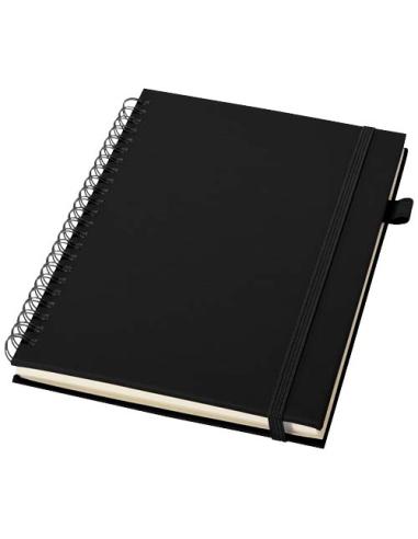 Cuaderno Liss A5 de tapa dura de plástico reciclado con espiral N09203701