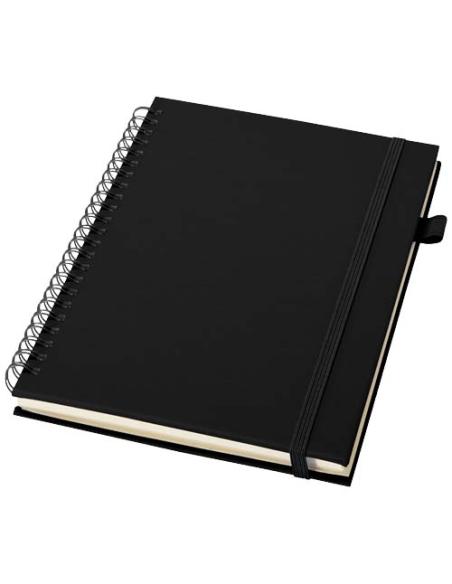 Cuaderno Liss A5 de tapa dura de plástico reciclado con espiral N09203701