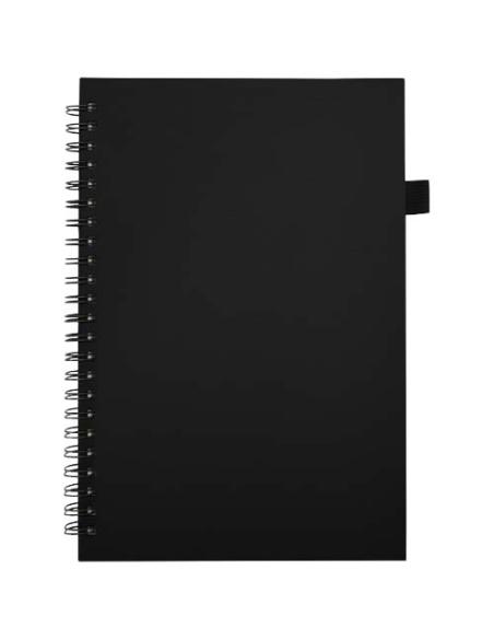 Cuaderno Liss A5 de tapa dura de plástico reciclado con espiral N09203701