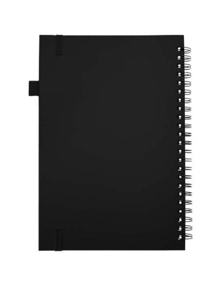 Cuaderno Liss A5 de tapa dura de plástico reciclado con espiral N09203701