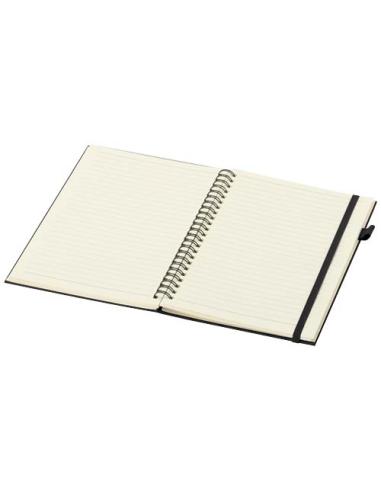 Cuaderno Liss A5 de tapa dura de plástico reciclado con espiral N09203701