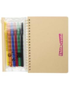 Set de cuaderno de tapa dura y rotuladores Squiggle B6 N60033701 2