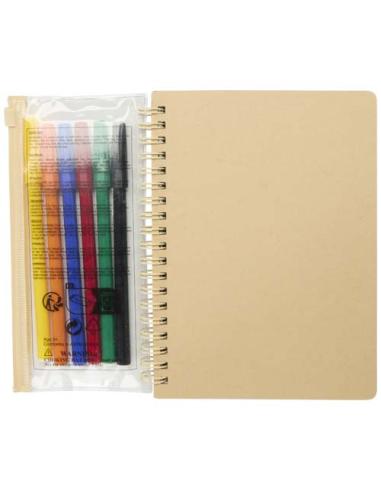 Set de cuaderno de tapa dura y rotuladores Squiggle B6 N60033701