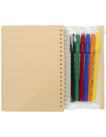 Set de cuaderno de tapa dura y rotuladores Squiggle B6 N60033701