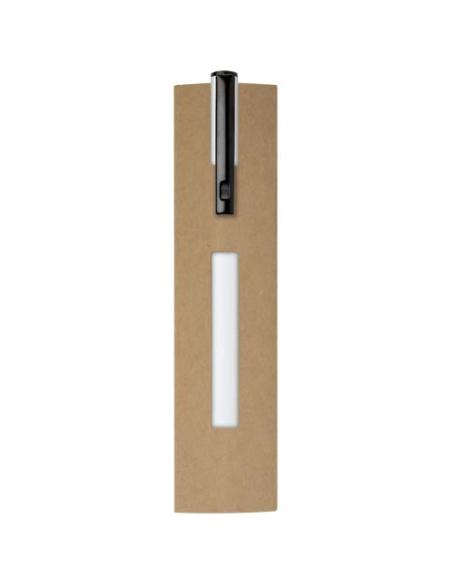 Bolígrafo giratorio de aluminio reciclado Verton con funda (tinta azul) N10133701