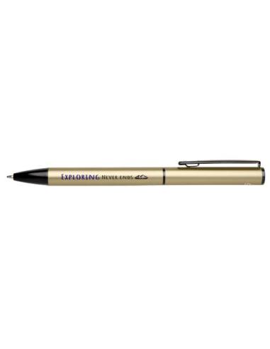 Bolígrafo giratorio de aluminio reciclado Verton con funda (tinta azul) N41133701