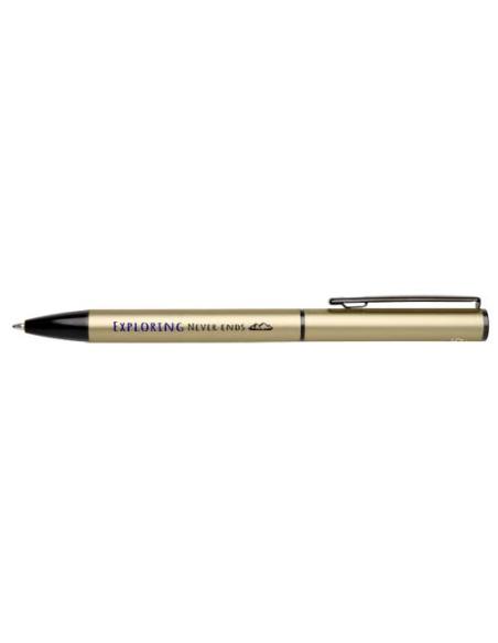 Bolígrafo giratorio de aluminio reciclado Verton con funda (tinta azul) N41133701