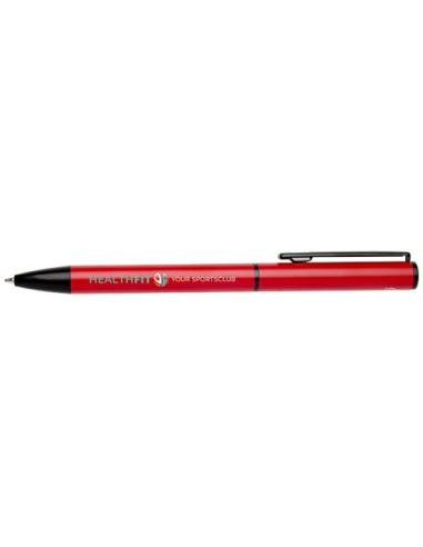 Bolígrafo giratorio de aluminio reciclado Verton con funda (tinta azul) N12133701