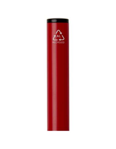 Bolígrafo giratorio de aluminio reciclado Verton con funda (tinta azul) N12133701