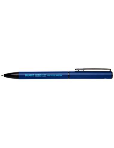 Bolígrafo giratorio de aluminio reciclado Verton con funda (tinta azul) N55133701