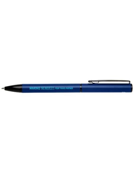 Bolígrafo giratorio de aluminio reciclado Verton con funda (tinta azul) N55133701