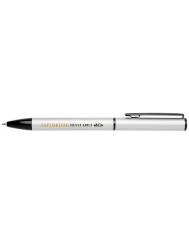 Bolígrafo giratorio de aluminio reciclado Verton con funda (tinta azul) N18133701