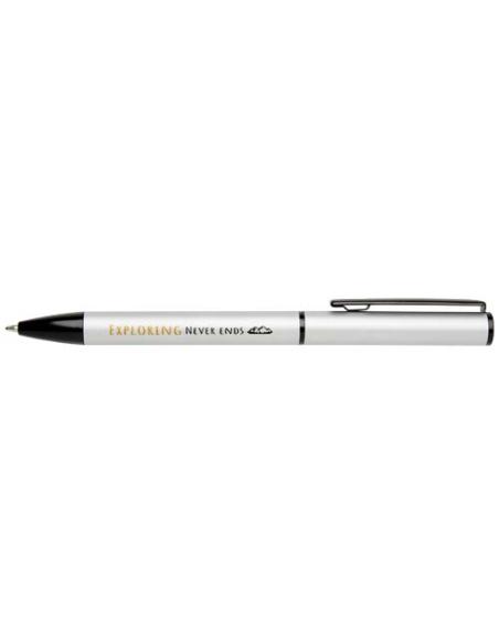Bolígrafo giratorio de aluminio reciclado Verton con funda (tinta azul) N18133701